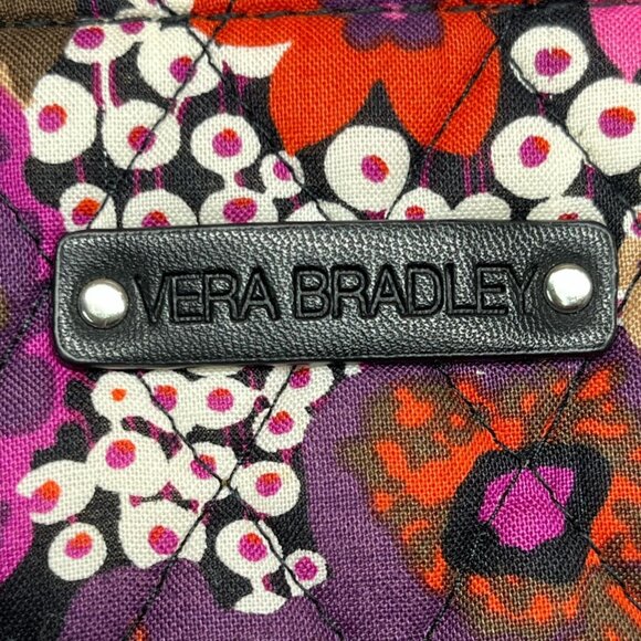 Vera Bradley zip around wristlet. Rosewood print. - Picture 2 of 7